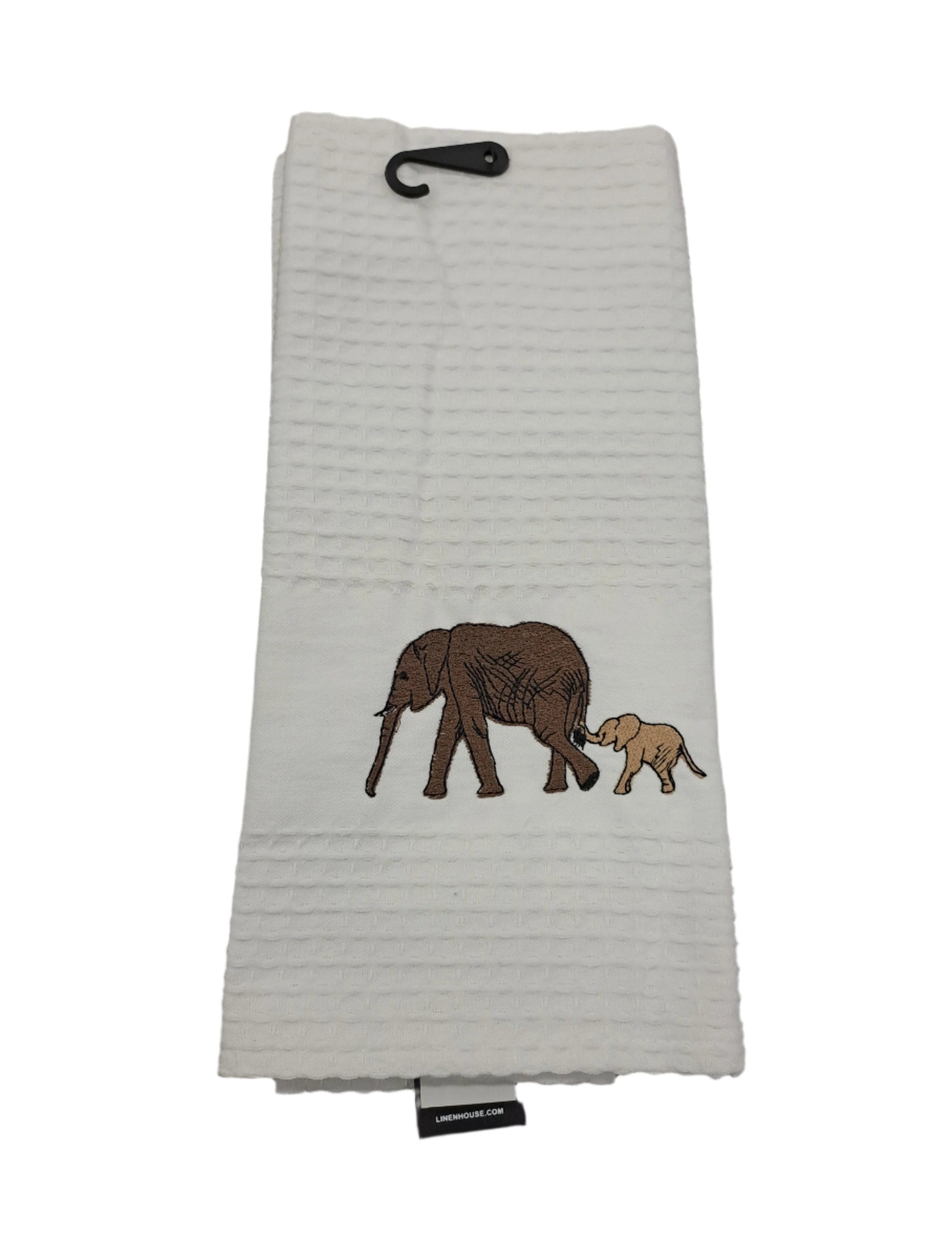 Linen House Dish Cloths Linen House Elephant Tea Towel (7535838232665)