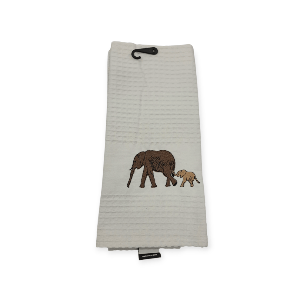 Linen House Dish Cloths Linen House Elephant Tea Towel (7535838232665)