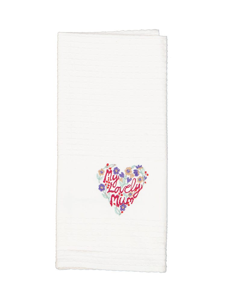 Linen House Dish Cloths Linen House Lovely Mum Tea Towel (7535780003929)