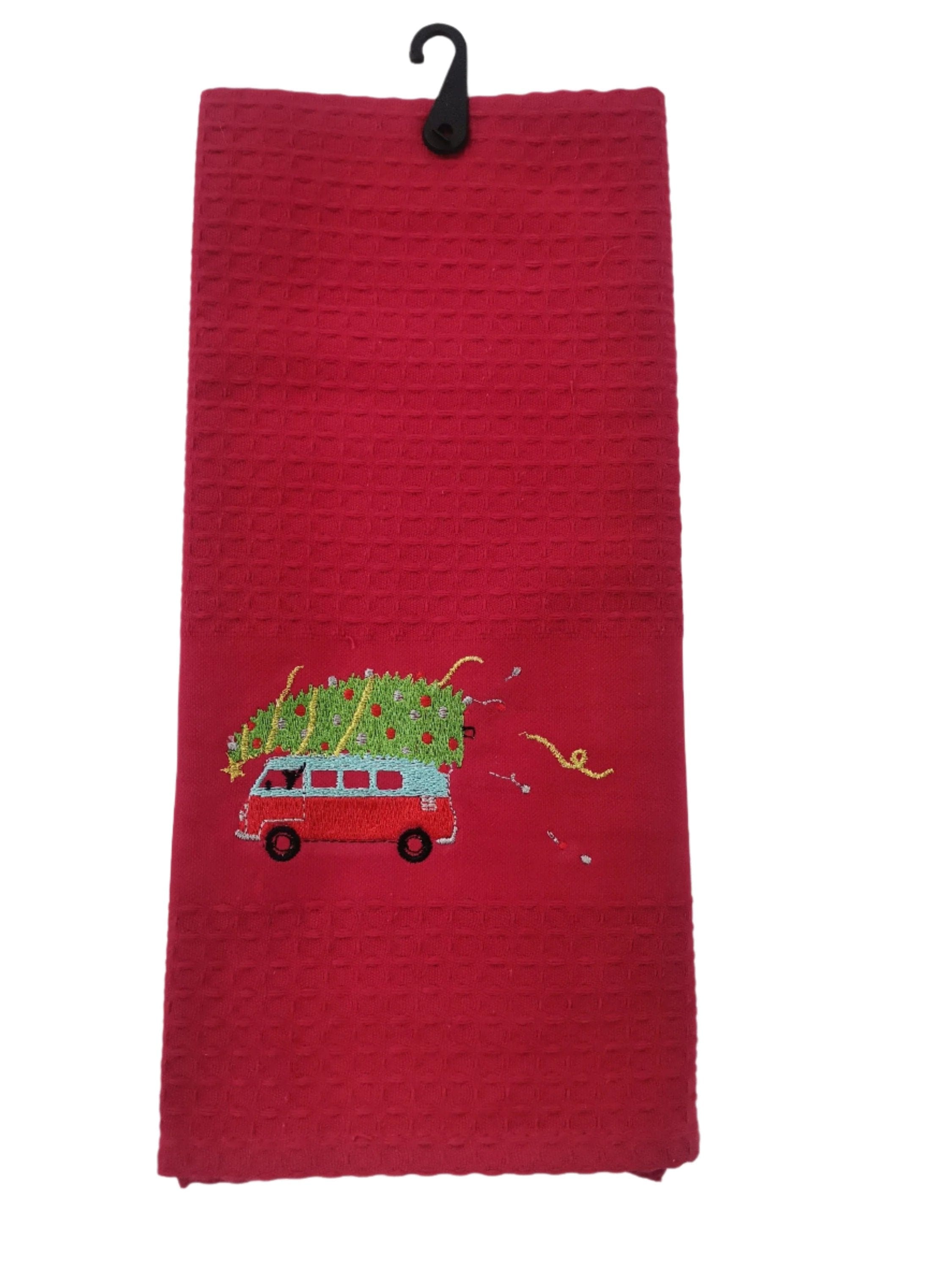 Linen House Dish Cloths Linen House Red Christmas Tea Towel 44x65cm (7810423750745)