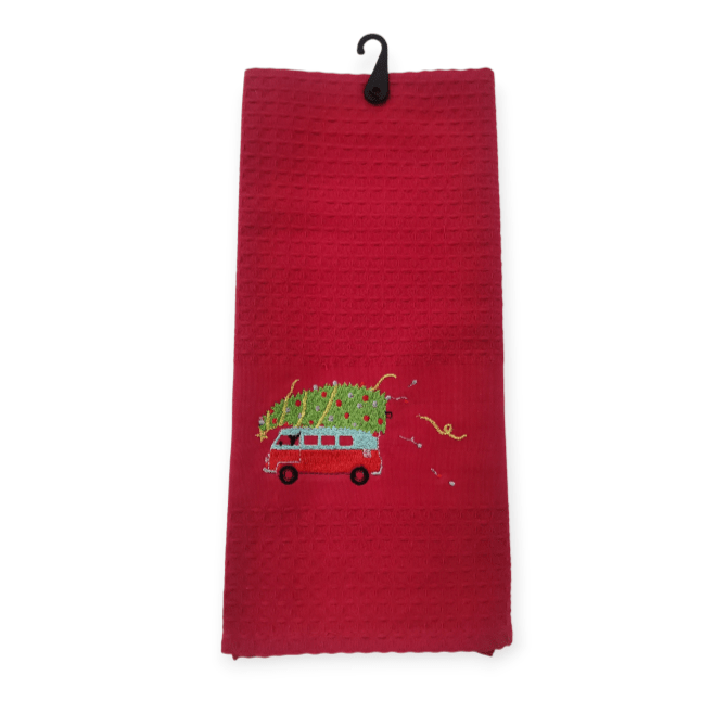Linen House Dish Cloths Linen House Red Christmas Tea Towel 44x65cm (7810423750745)