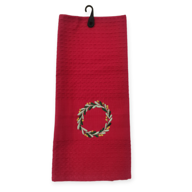 Linen House Dish Cloths Linen House Red Floral Tea Towel 44x65cm (7810423390297)