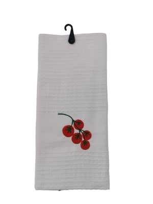 Linen House Dish Cloths Linen House White Tomatoes Tea Towel 44x65cm (7810418901081)