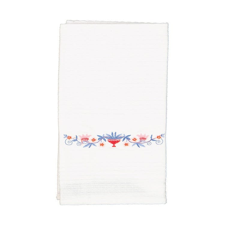 Linen House Dish Coloth Linen House Floral Vase Tea Towel