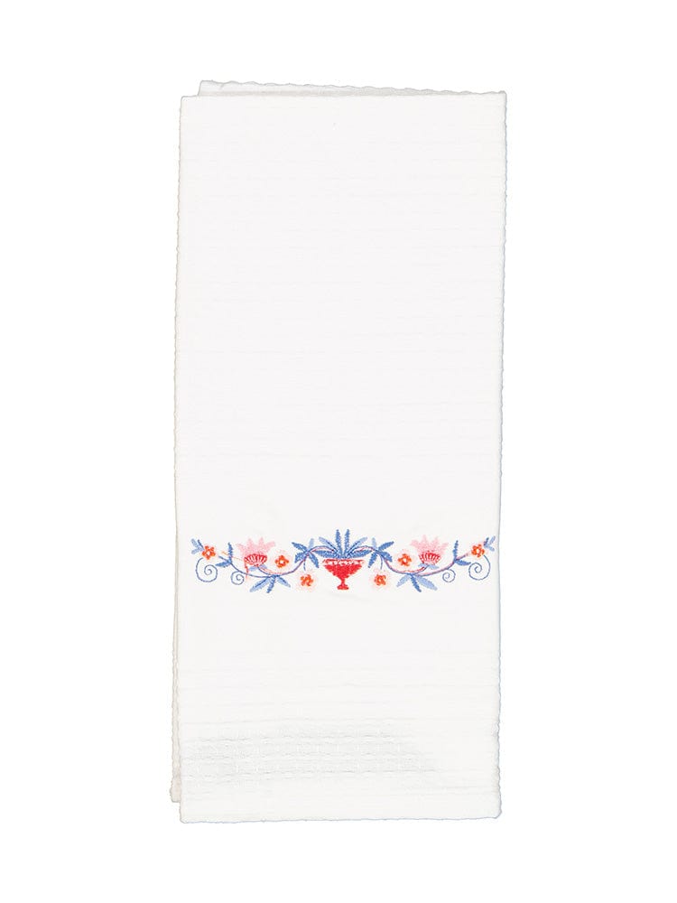 Linen House Dish Coloth Linen House Floral Vase Tea Towel