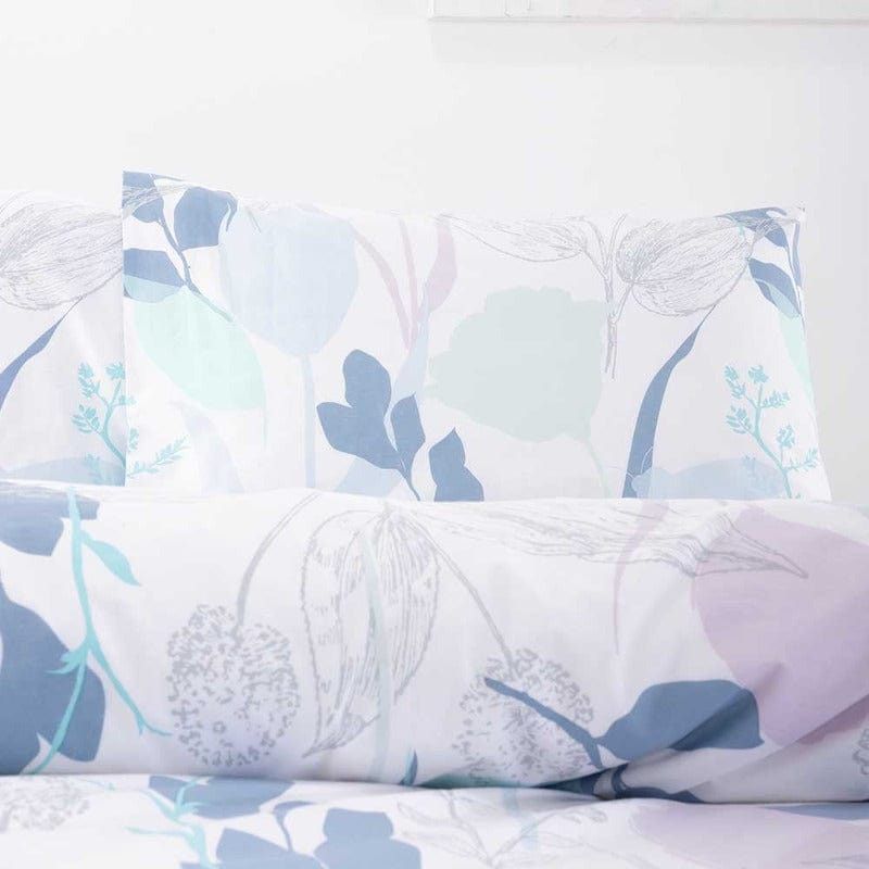 Linen House Duvet Cover 3/4 Linen House Blue Alicia Duvet Cover Set