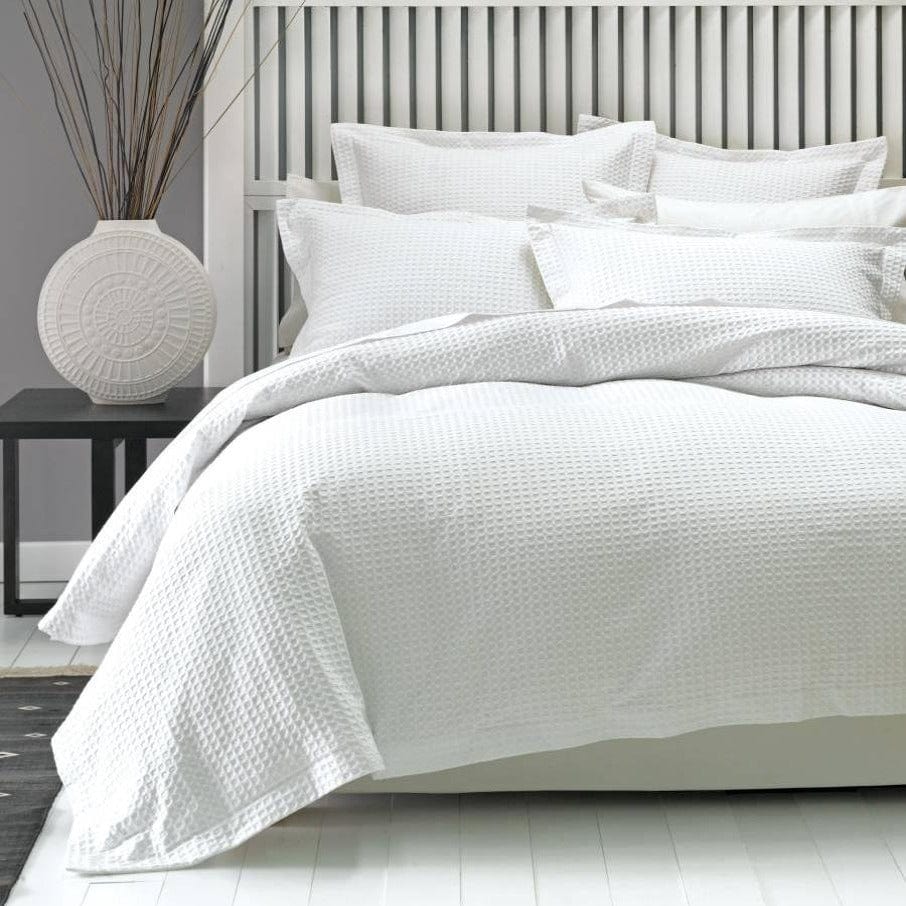Linen House Duvet Cover 3/4 Linen House Henderson White Duvet Cover Set (7772148596825)
