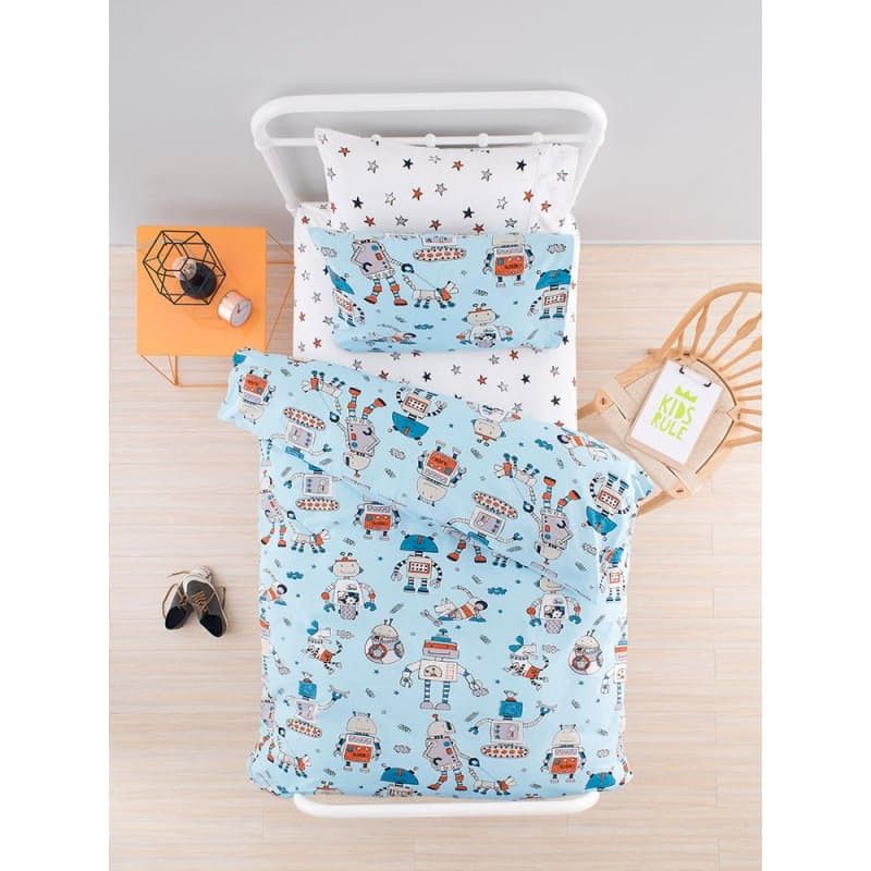 Linen House Duvet Cover 3/4 Linen House Multi Robodogs Duvet Cover Set