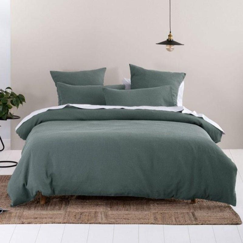 Linen House Duvet Cover 3/4 Linen House Providence Petrol Duvet Cover Set