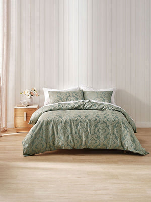 Linen House Duvet Cover Double Linen House Blue Sophia Duvet Cover Set