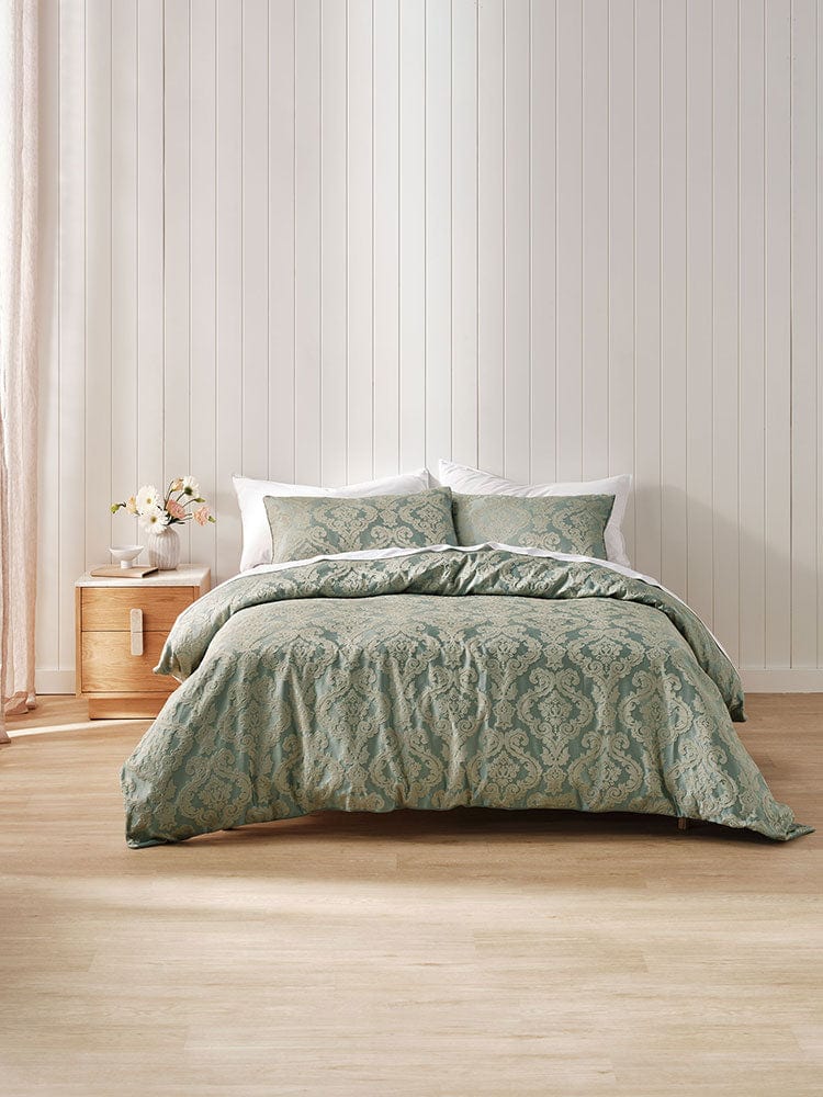 Linen House Duvet Cover Double Linen House Blue Sophia Duvet Cover Set