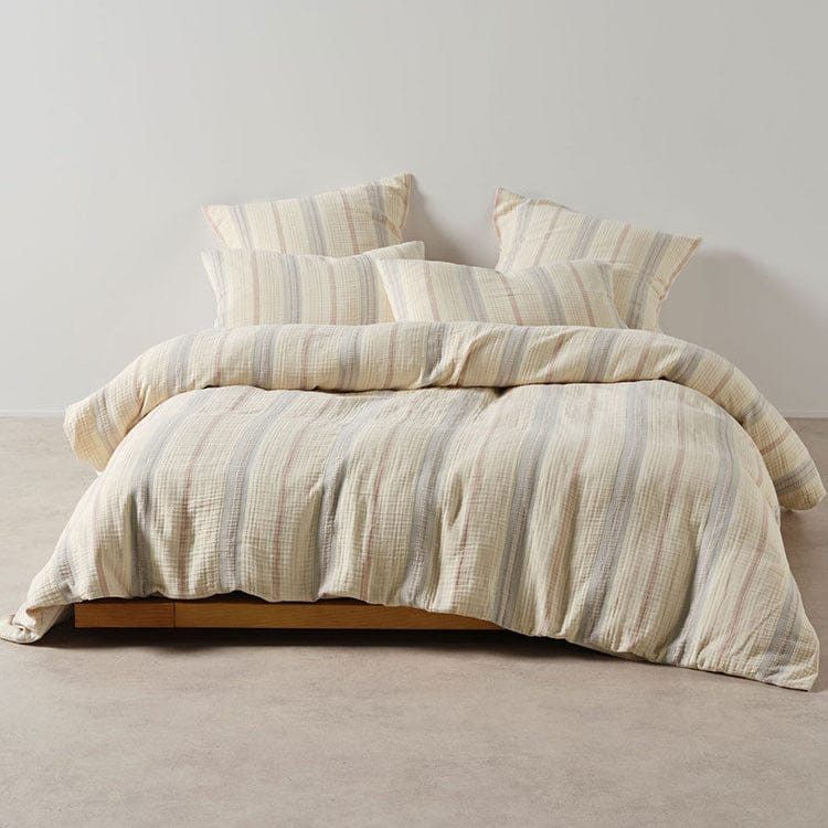 Linen House Duvet Cover Double Linen House Coolum Silver Duvet Cover Set