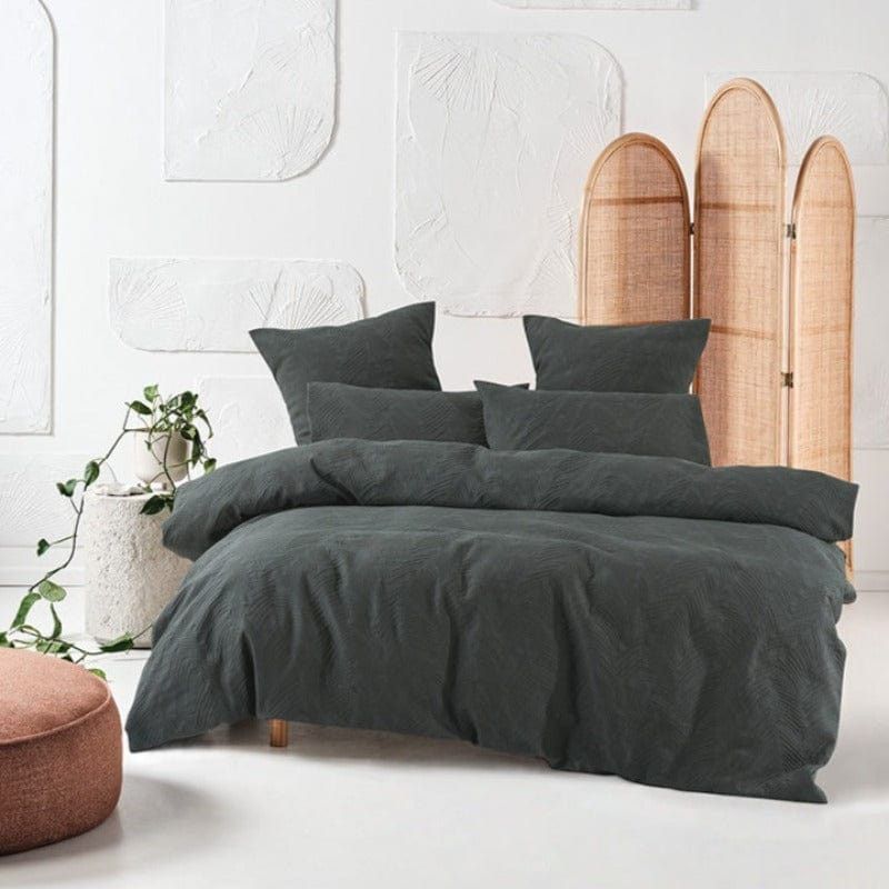 Linen House Duvet Cover Double Linen House Foundry Evergreen Duvet Cover Set