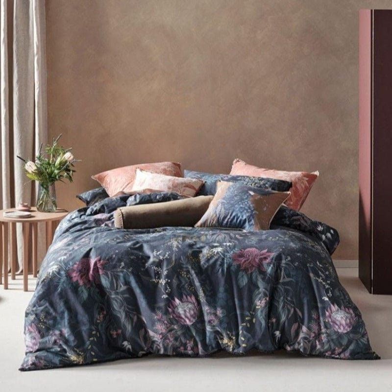 Linen House Duvet Cover Double Linen House Navy Acacia Garden Duvet Cover Set