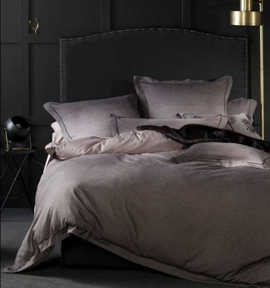 Linen House Duvet Cover Double Linen House Neutral Serena Duvet Cover Set (7503046705241)