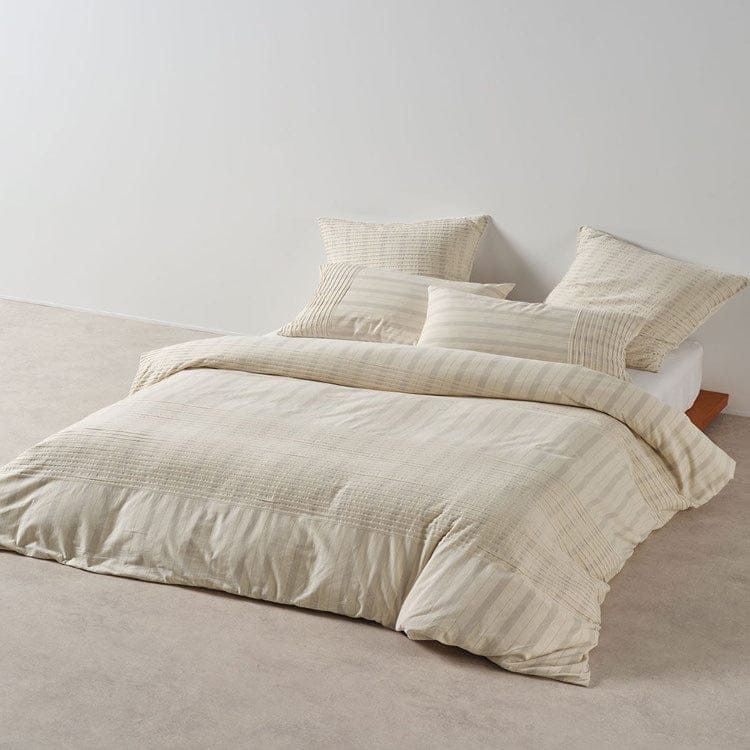 Linen House Duvet Cover Double Linen House Pambula Vanilla Duvet Cover Set