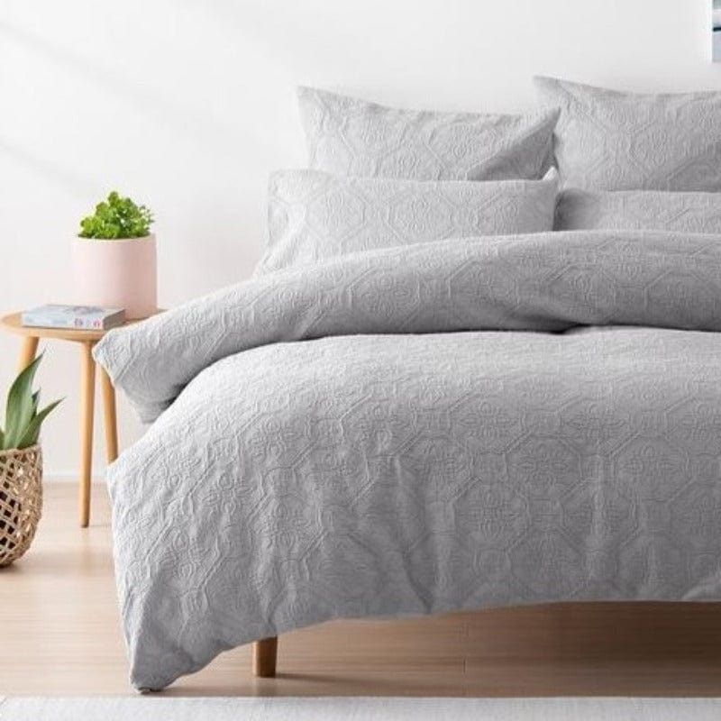 Linen House Duvet Cover Double Linen House Silver arabella Duvet Cover Set