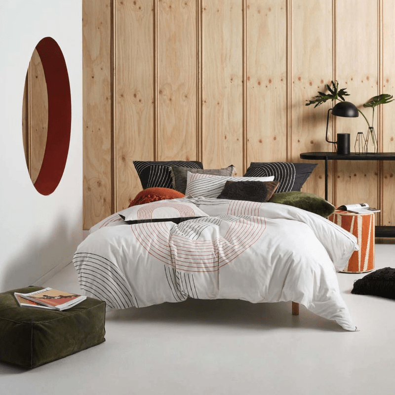 Linen House Duvet Cover Double Linen House Tofu Lex Duvet Cover Set