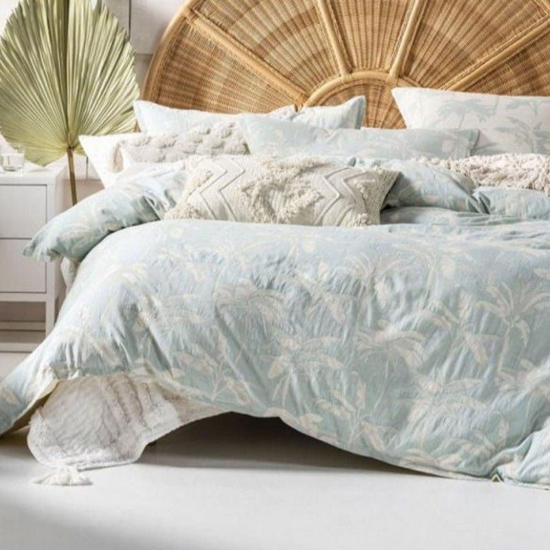 Linen House Duvet Cover Double Linen House Tropea Aqua Duvet Cover Set