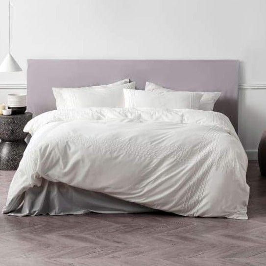 Linen House Duvet Cover Double Linen House White Mayfair Duvet Cover Set
