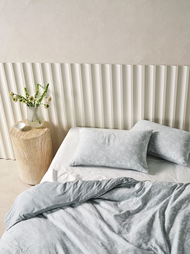 Linen House Duvet Cover Linen House Athena Silver Duvet Cover Set