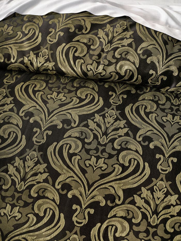 Linen House Duvet Cover Linen House Black Theodora Duvet Cover Set (7884595495001)