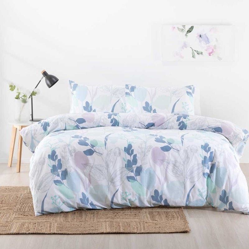 Linen House Duvet Cover Linen House Blue Alicia Duvet Cover Set