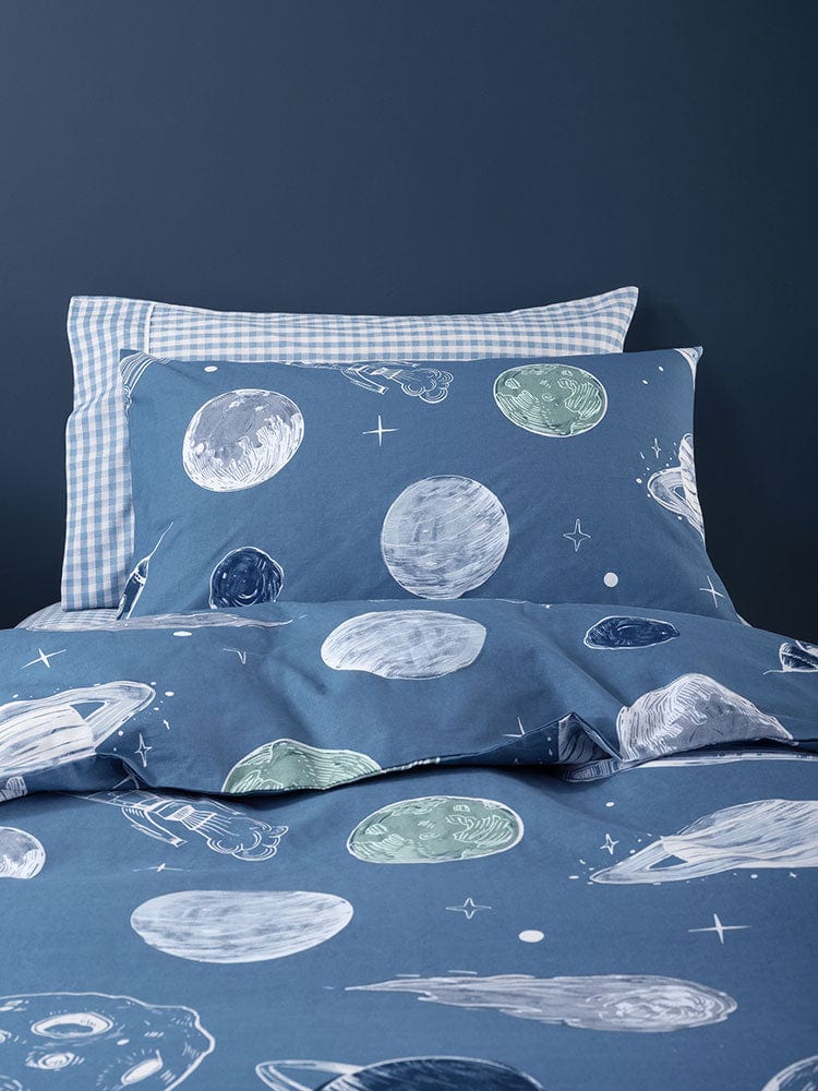 Linen House Duvet Cover Linen House Blue Astronomy Duvet Cover Set (7528840462425)