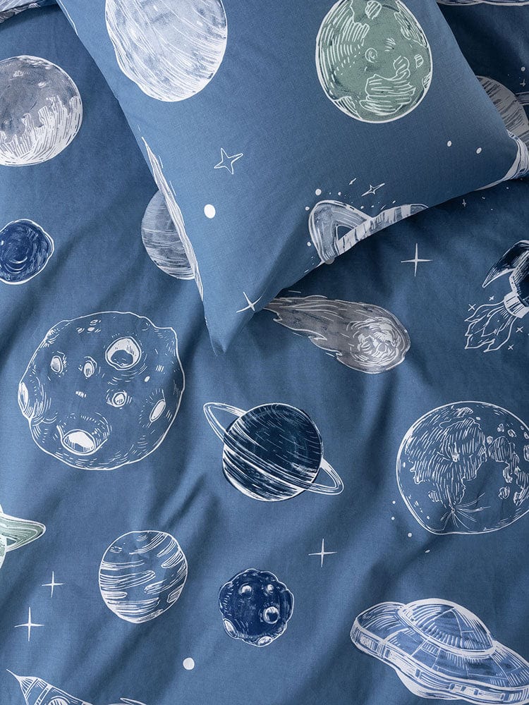 Linen House Duvet Cover Linen House Blue Astronomy Duvet Cover Set (7528840462425)
