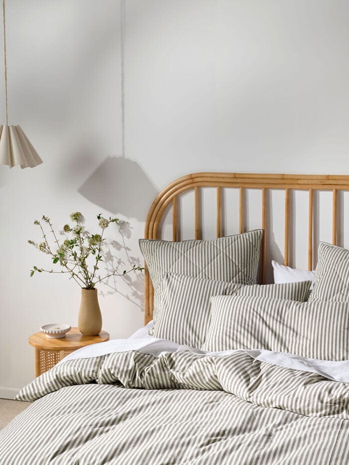 Linen House Duvet Cover Linen House Classic Stripe Charcoal Duvet Cover Set (4397745963097)