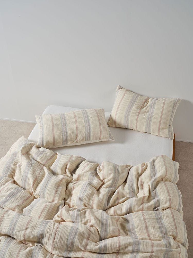 Linen House Duvet Cover Linen House Coolum Silver Duvet Cover Set