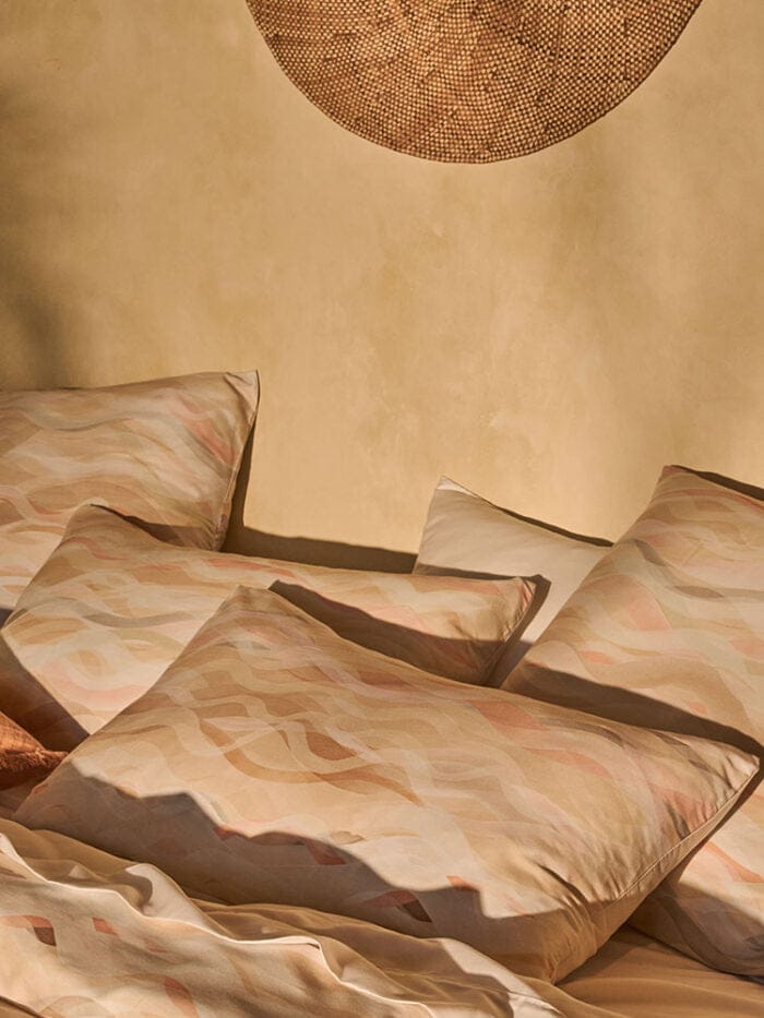 Linen House Duvet Cover Linen House Currumbin Peach Duvet Cover Set