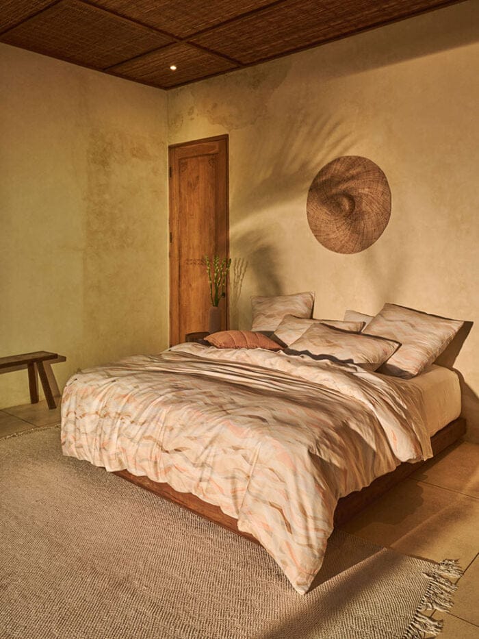 Linen House Duvet Cover Linen House Currumbin Peach Duvet Cover Set