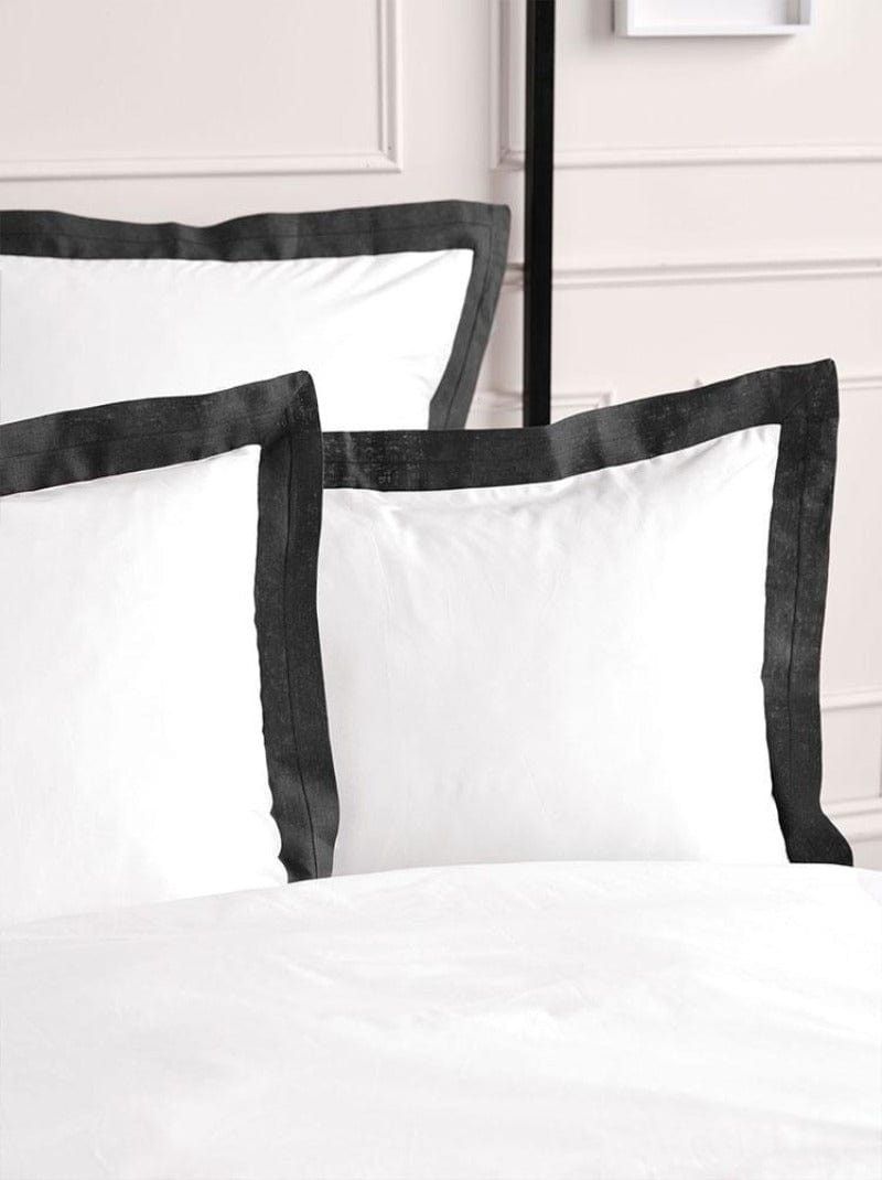 Linen House Duvet Cover Linen House Denyer White-Magnet Duvet Cover Set