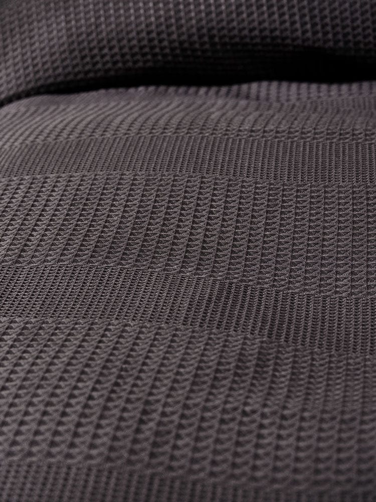 Linen House Duvet Cover Linen House Derry Waffle Charcoal Duvet Cover Set (7314268880985)