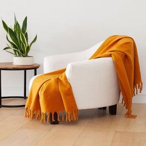 Linen House Duvet Cover Linen House Embrace Throw 140x180cm Chai