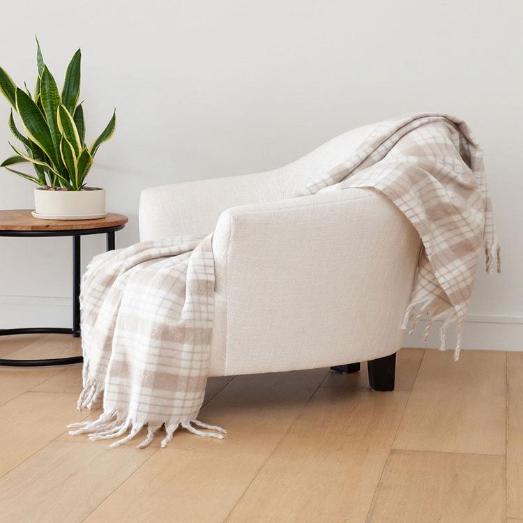 Linen House Duvet Cover Linen House Embrace Throw 140x180cm Checkerboard