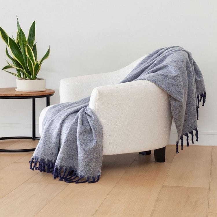 Linen House Duvet Cover Linen House Embrace Throw 140x180cm Ocean