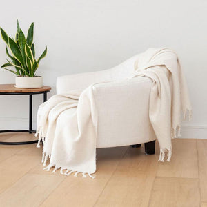 Linen House Duvet Cover Linen House Embrace Throw 140x180cm Pearl (7810158133337)