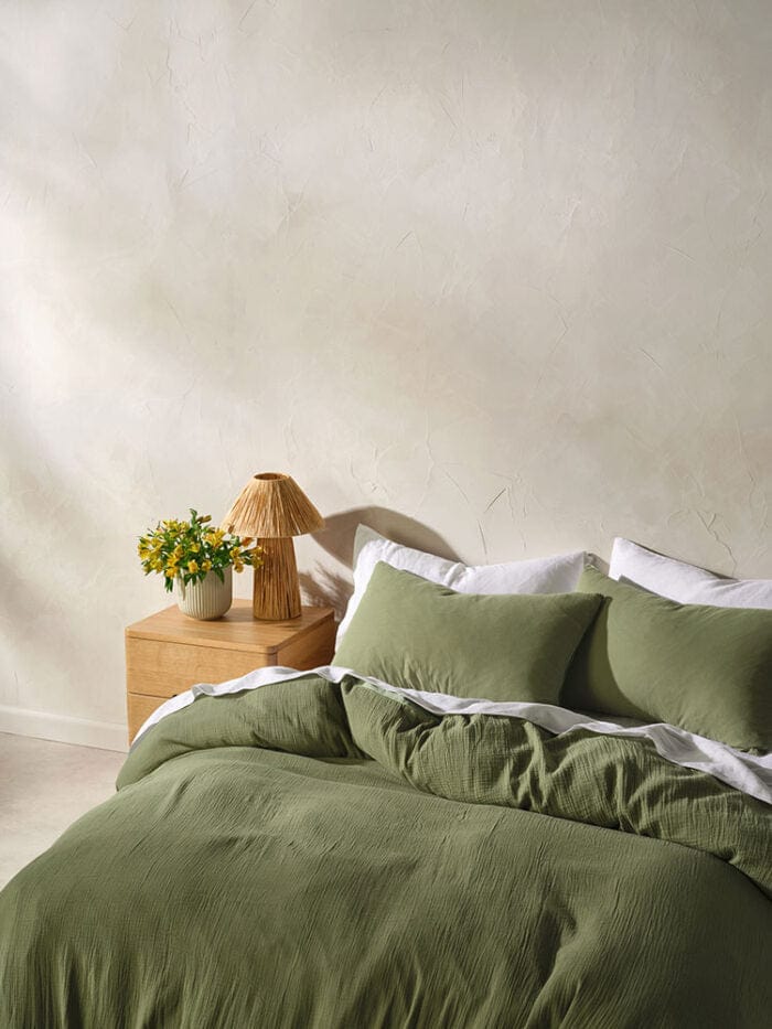 Linen House Duvet Cover Linen House Galene Moss Duvet Cover Set (7884587532377)