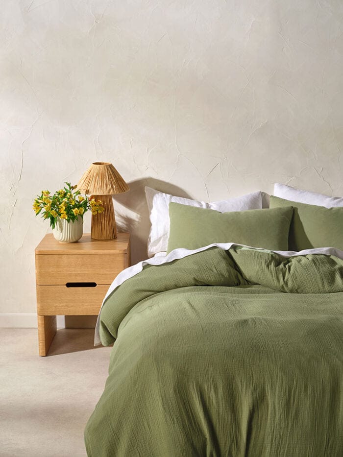 Linen House Duvet Cover Linen House Galene Moss Duvet Cover Set (7884587532377)