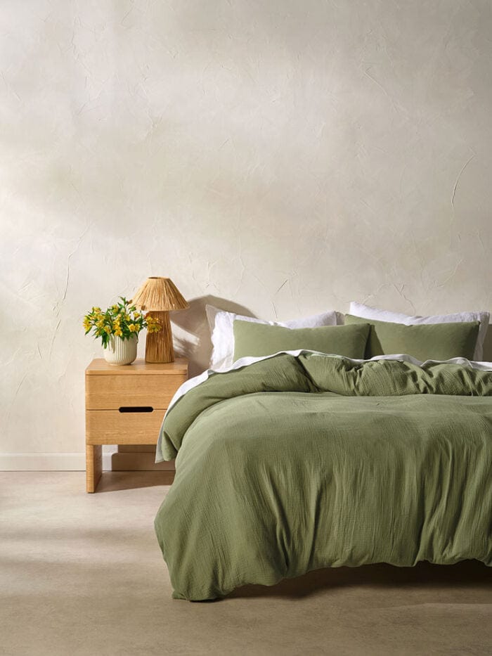 Linen House Duvet Cover Linen House Galene Moss Duvet Cover Set (7884587532377)