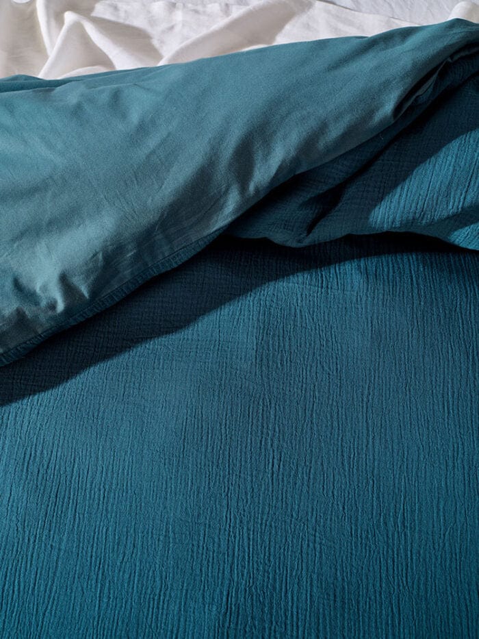 Linen House Duvet Cover Linen House Galene Teal Duvet Cover Set