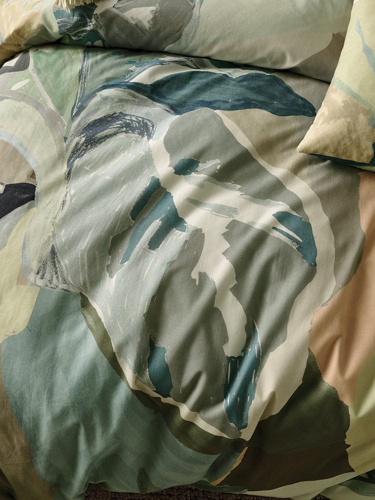 Linen House Duvet Cover Linen House Green Herb Foresta Duvet Cover Set (7562611327065)