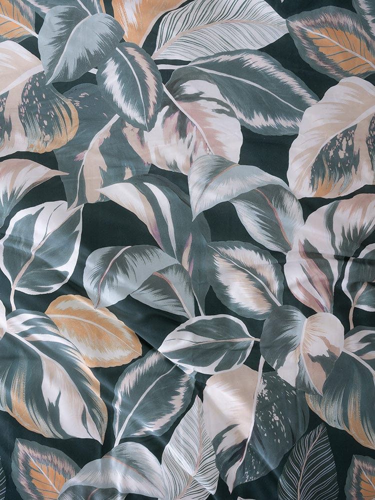 Linen House Duvet Cover Linen House Grey Calathea Duvet Cover Set