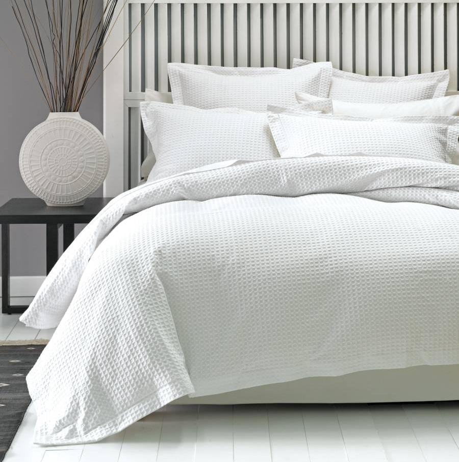 Linen House Duvet Cover Linen House Henderson White Duvet Cover Set (7772148596825)