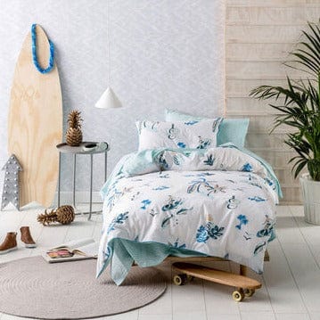 Linen House Duvet Cover Linen House Hiccups Blue Surfari Duvet Cover Set (7291262369881)