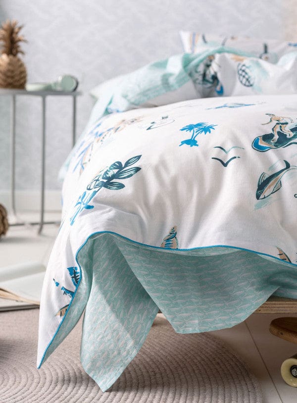 Linen House Duvet Cover Linen House Hiccups Blue Surfari Duvet Cover Set (7291262369881)