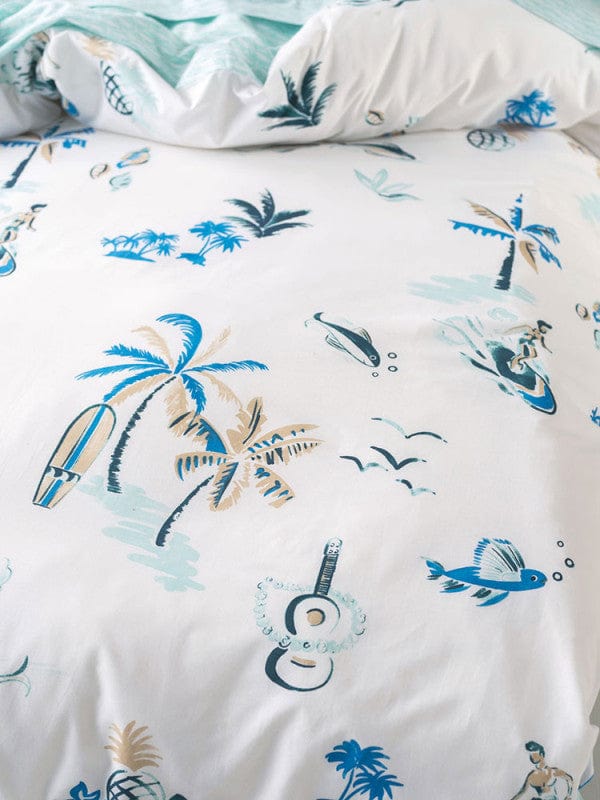 Linen House Duvet Cover Linen House Hiccups Blue Surfari Duvet Cover Set (7291262369881)