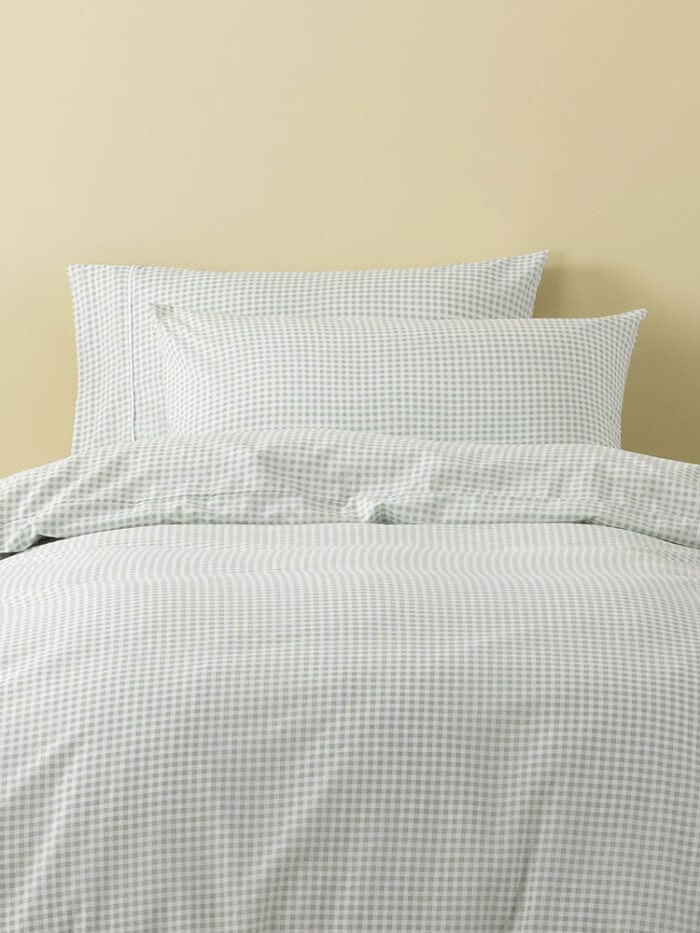 Linen House Duvet Cover Linen House Jagger Sage Duvet Cover Set (7894749642841)